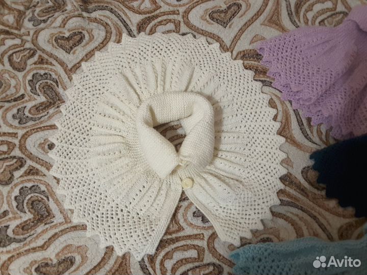 Манишка вязанная ручной работы /снуд/шарф