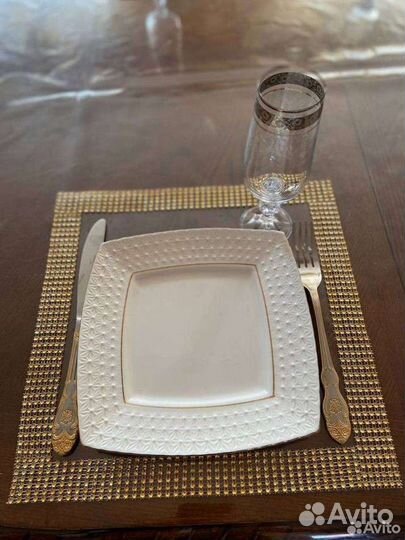 Сервировочные салфетки на стол под тарелки набор