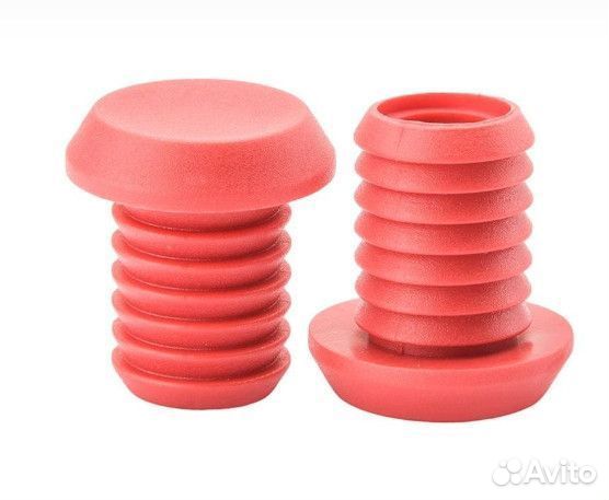 Заглушки ручек руля диам. 19,8 мм XH-B017 (красные