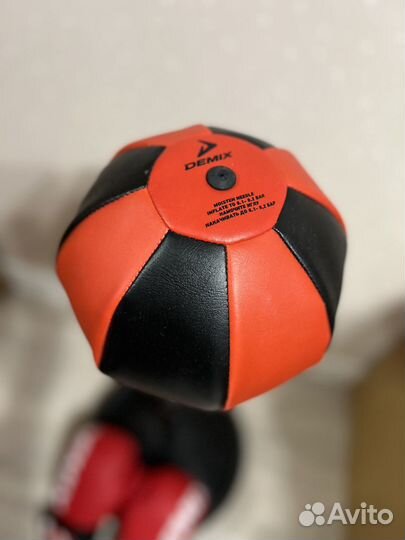 Боксерская груша напольная детская + перчатки