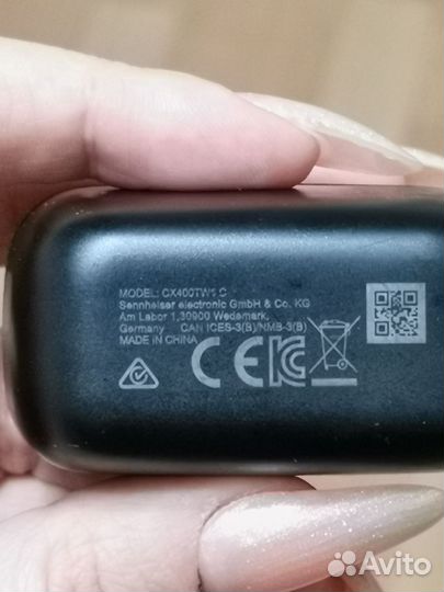 Sennheiser cx400tw1 беспроводные накшники