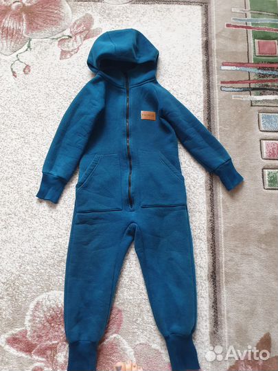 Комбинезон из футера с начесом 104