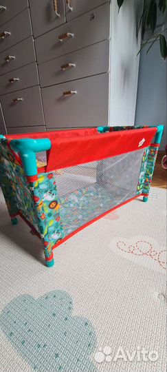 Кроватка манеж складная для кукол demi star