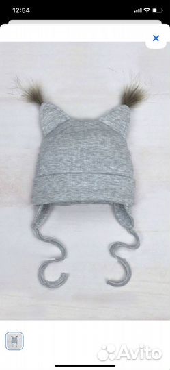 Шапка для девочки на весну