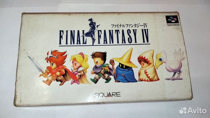 Картридж на super famicom final fantasy 4