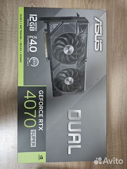 Видеокарта asus nvidia geforce rtx 4070 Super Dual
