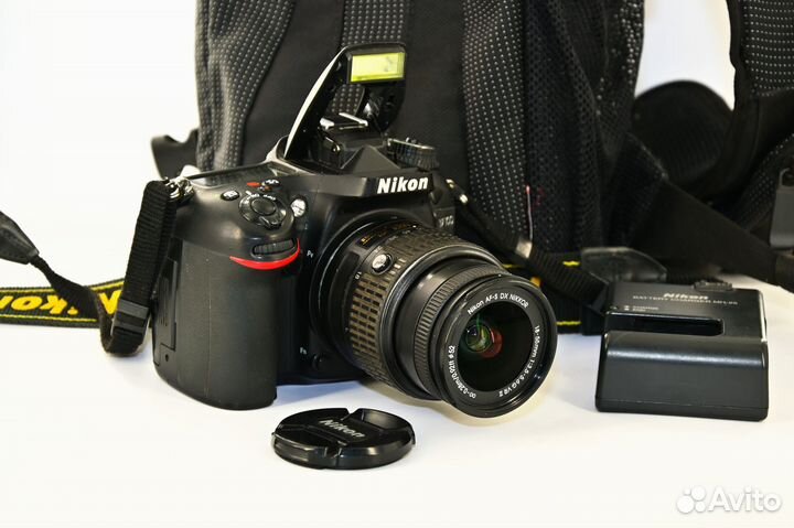 Nikon D7100 24.7MP зеркалка Kit AF-S VR II 18-55