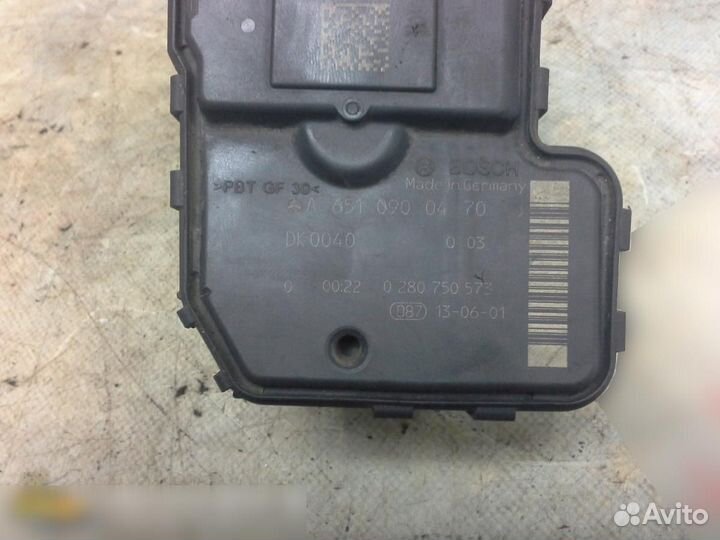 Заслонка дроссельная электрическая Mercedes Benz S