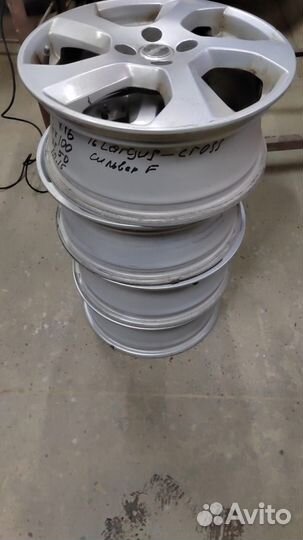 Литые диски r16 4 100
