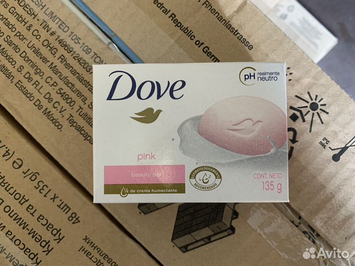 135 г Мыло Dove Роза, 10 шт