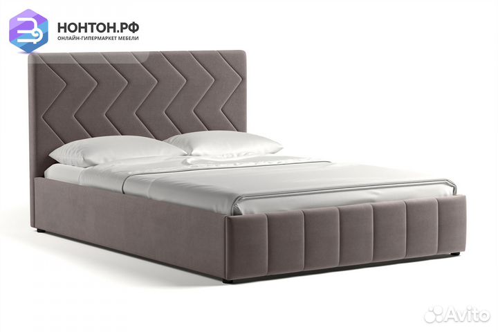 Кровать Милана коричневая