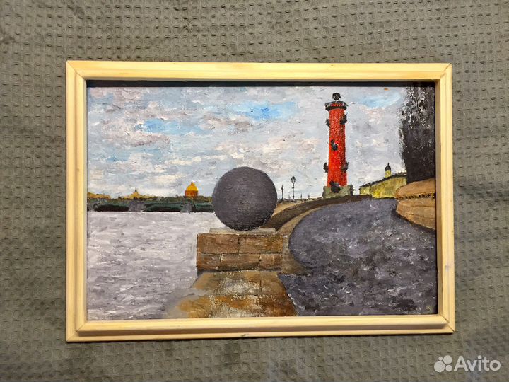 Картина маслом пейзаж Питера