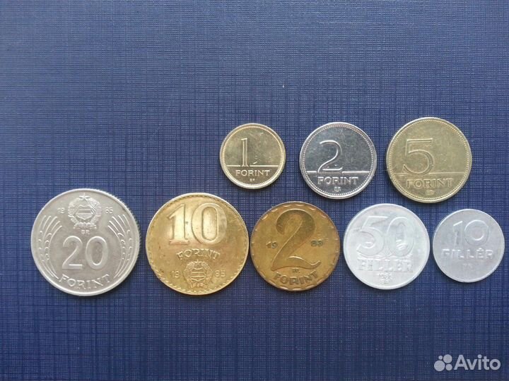 Монеты Чехословакии и Венгрии