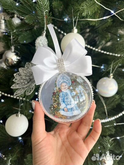 Новогодний шар с фото