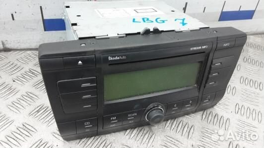 Магнитола skoda octavia A5 (LBG07I401)