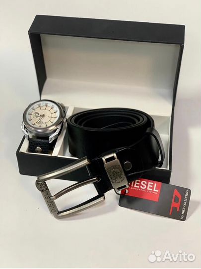 Подарочный набор: часы и ремень