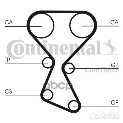 CT1027K1 рем.к-кт грм Hyundai Santa Fe/Sonata