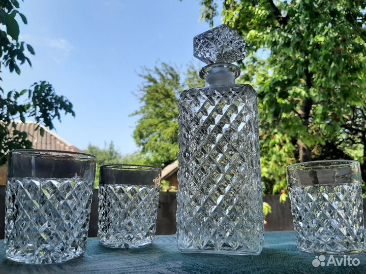 Штофы и графины СССР набор винтаж ретро