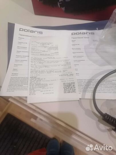 Фен щетка polaris