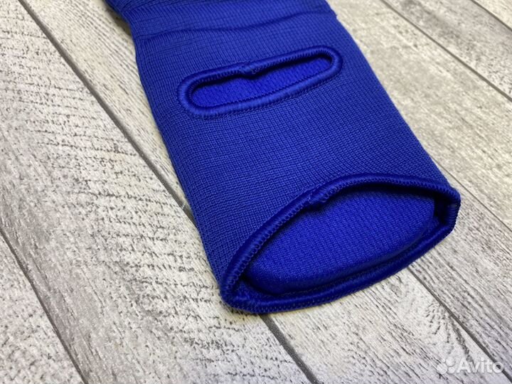 Защита голень-стопа (чулок) AML для ног - синие