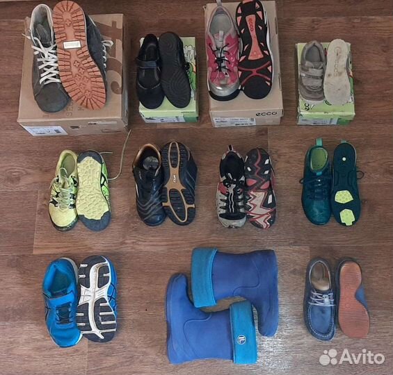 Обувь детская: asics (асикс), ecco (экко)