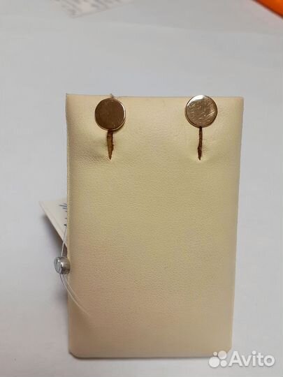 Серьги золотые 585-й пробы