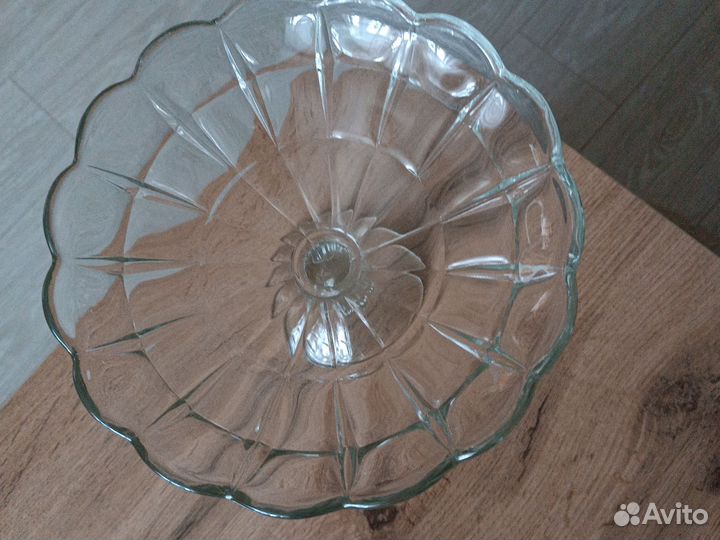 Ваза для фруктов на ножке СССР