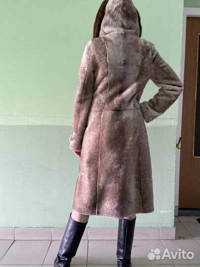 Шуба мутон+норка Elena Furs