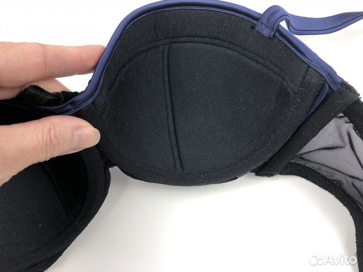 Бюстгальтер синий с кружевом Bonu Avenu