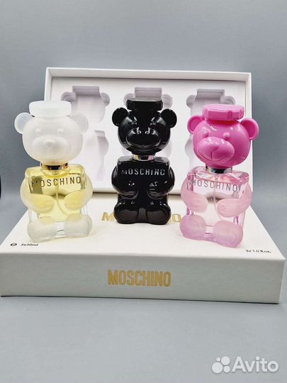 Moschino подарочный парфюмерный набор 3х30ml