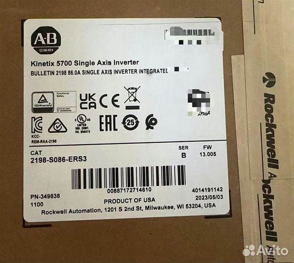 Allen-Bradley Allen Bradley 2198-S086-ERS3
