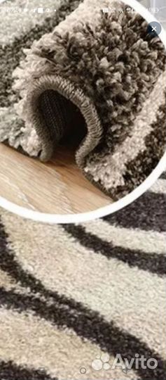 Ковер с длинным ворсом бу