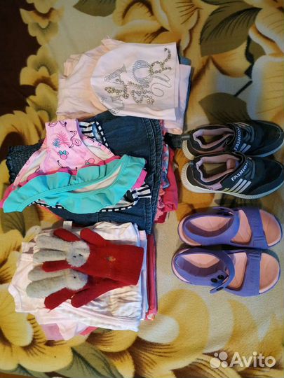 Пакет вещей на девочку 98 104(2-4 года)
