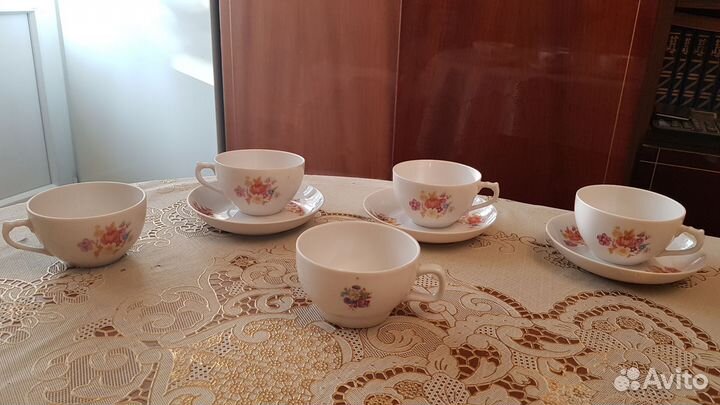 Посуда костяной фарфор царизм 3 предмета