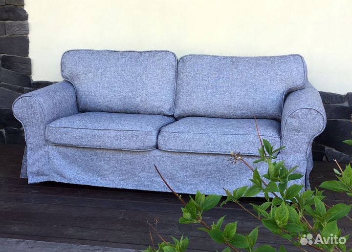 Чехол для 2-местного дивана-кровати Экторп (икеа)