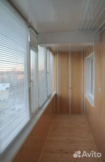 Остекление балкона распашное