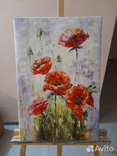 Картины масло,холст,подрамник 40на60см