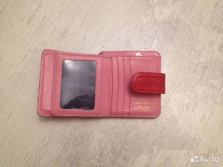 Кошелек Италия, картхолдер, визитница кожа