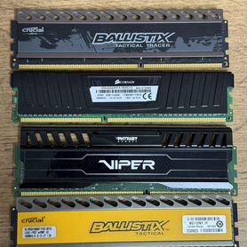 Оперативная память DDR1, DDR2, DDR3, 1Gb-16Gb