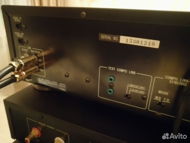 JVC CD MD combination deck XU 301