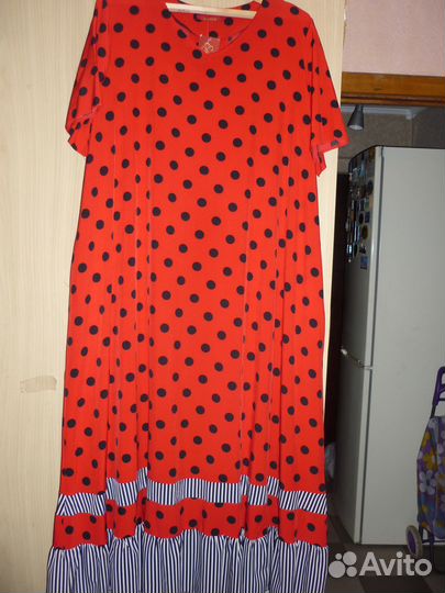 Платье хлопок, пэ, 60-62 размера