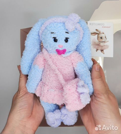 Вязаные игрушки, Вязаный заяц