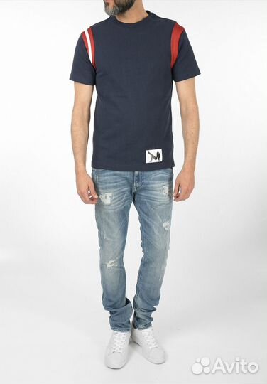 Calvin klein 205W39NYC Stripe Detail Jersey Tee