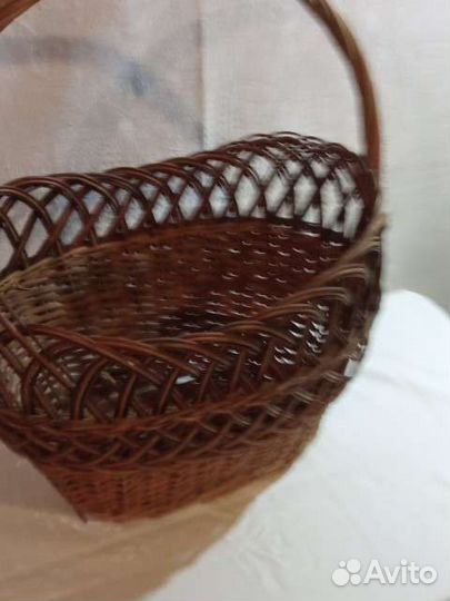 Корзина плетеная большая СССР