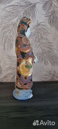 Статуэтка Богиня Канон, фарфор, Сацума