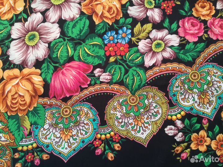 Павловопосадск. плат. мануфактура, платок, хлопок