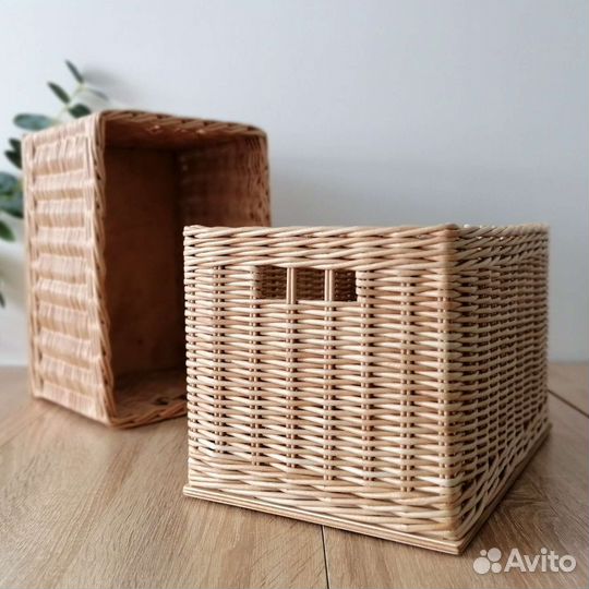 Изготовление плетеных корзин ручной работы