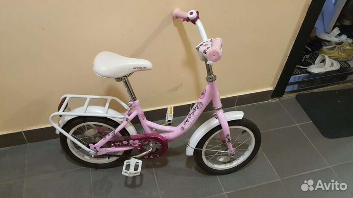 Детский велосипед stels flite 14 для девочки