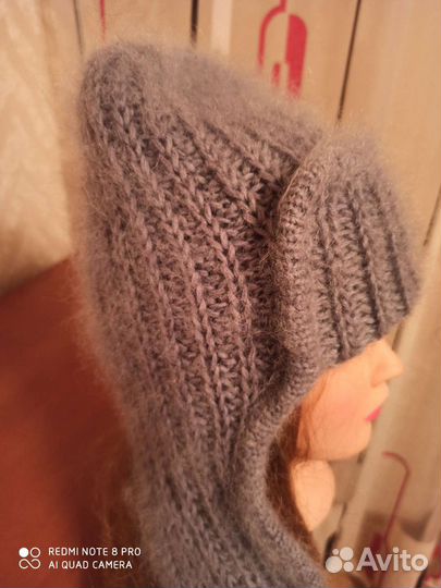 Шапка женская вязаная ручная работа