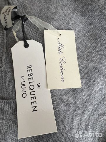 Liu jo джемпер кашемир/шерсть новый